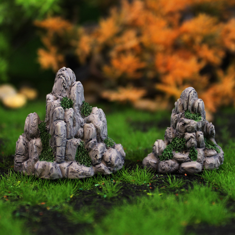 Bonsai Gardenia - Mini montagna miniatura finta pietra artificiale
